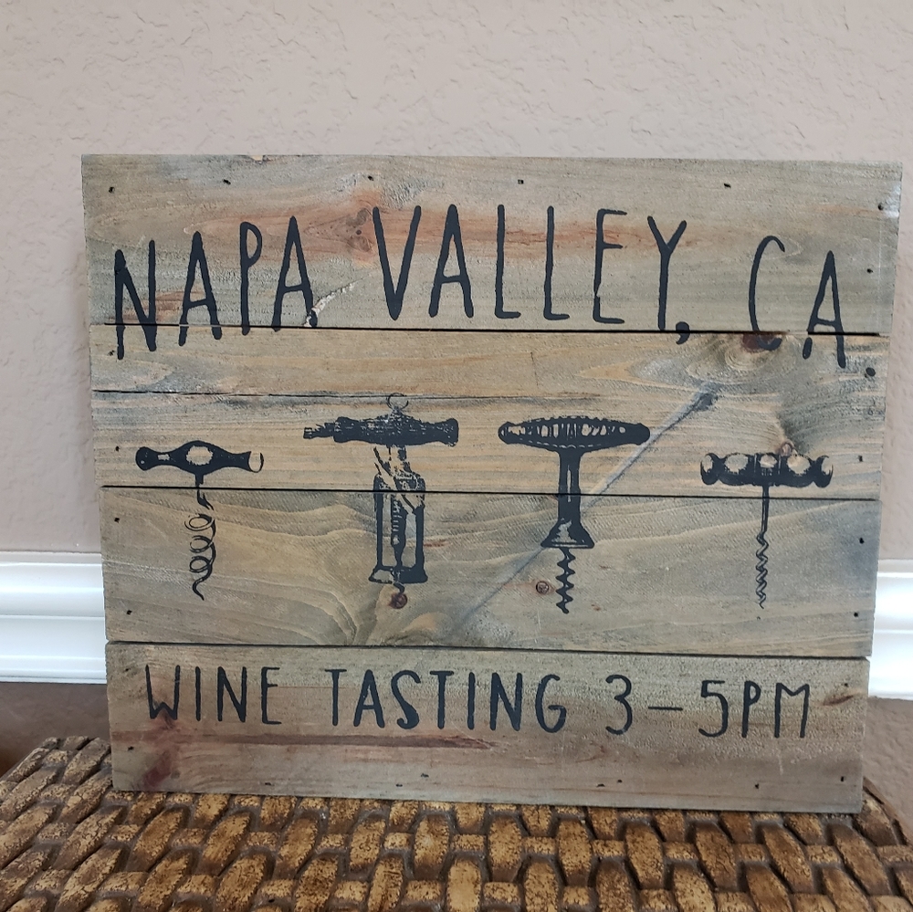 Wooden sign